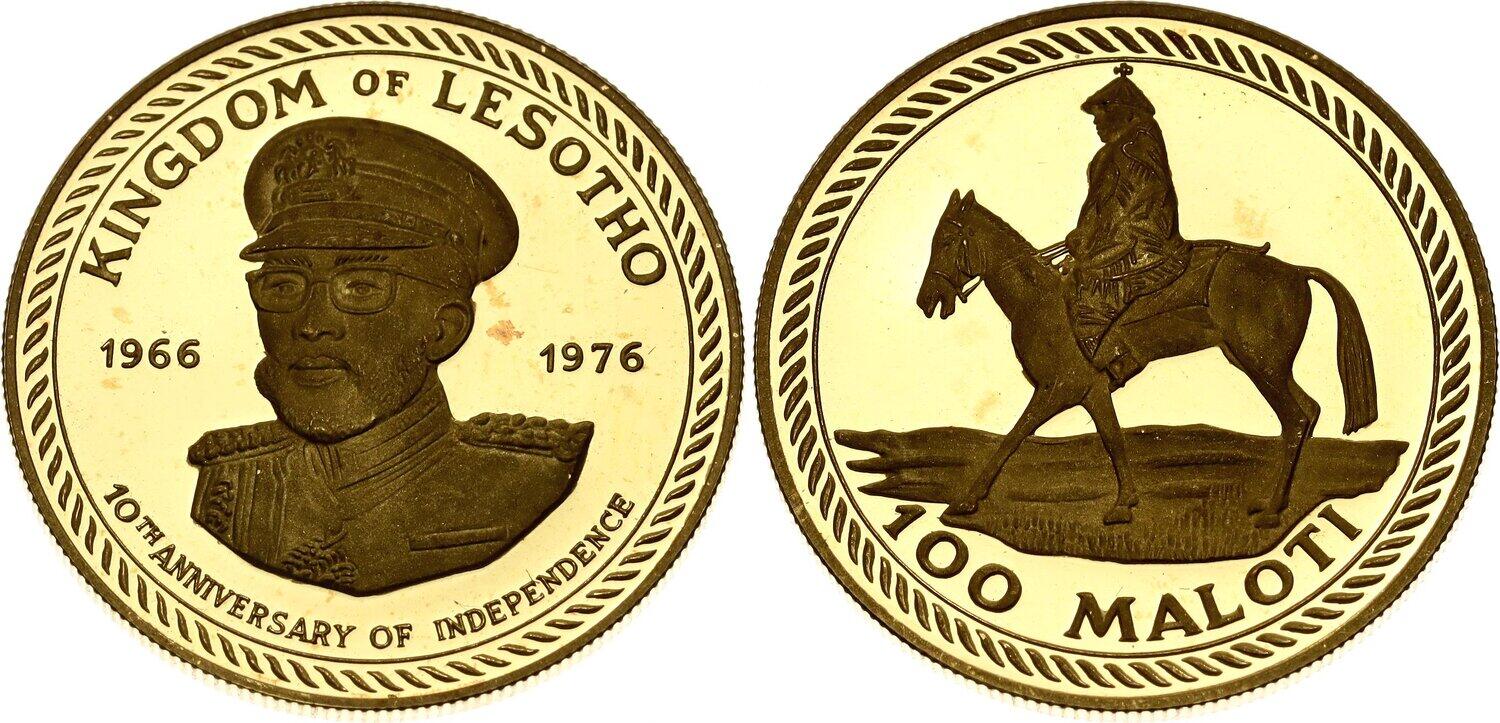 Lesotho, 100 Maloti 1976